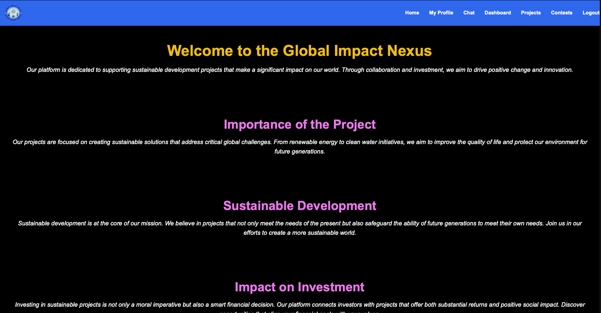 Hack4Purpose Hackathon Project